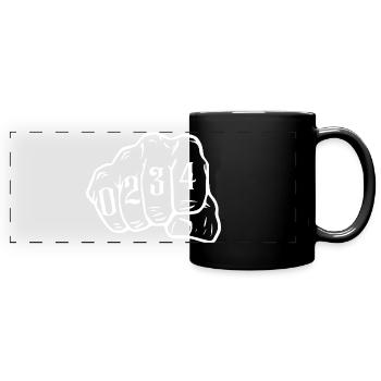 Bochum Design mit Vorwahl 0234 Ruhrpott Tasche - Panorama-Tasse farbig - Schwarz - Vorne