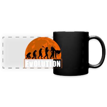 Judo Evolution Martial Arts Lover Judo Player - Full Colour Panoramic Mug - black - Front