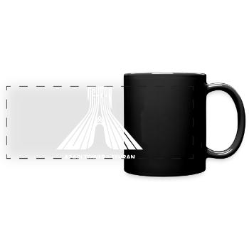Téhéran, Iran Tournée de la capitale Touristes Iraniens - Mug panoramique uni - noir - Devant