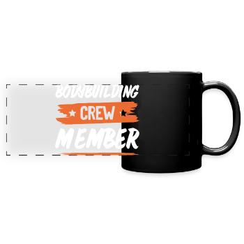 Équipe de culturisme - Mug panoramique uni - noir - Devant