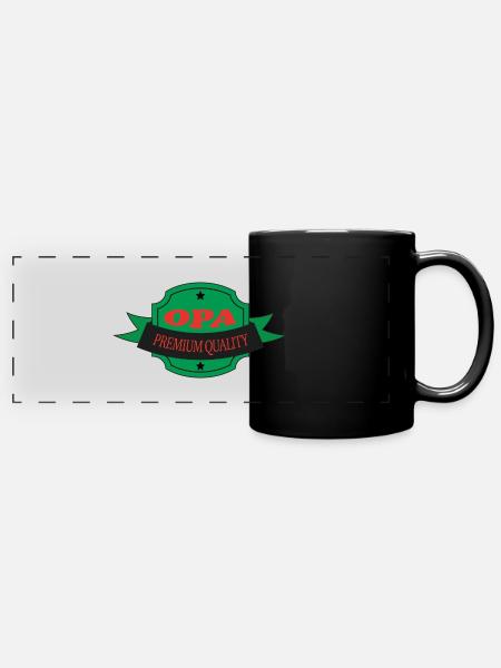 OPA PREMIUM QUALITY - Mug panoramique uni - noir