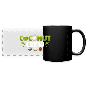 Cocotier Coconut Crew - Mug panoramique uni - noir - Devant