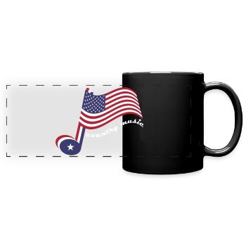 Country Music - Full Colour Panoramic Mug - black - Front