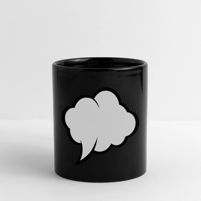 Comic speech bubble Full Colour Panoramic Mug