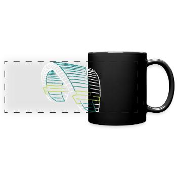 Bantam Nova Paraglider - Panorama-Tasse farbig - Schwarz - Vorne