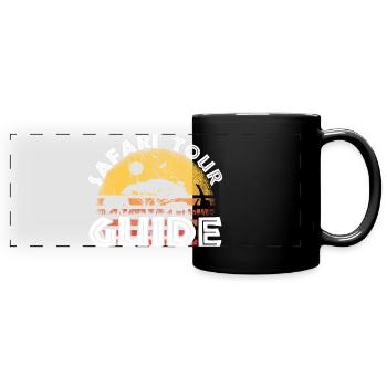 Safari Tour Guide Costume Africa Zoo Tour Tour - Mug panoramique uni - noir - Devant