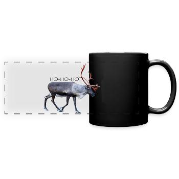 HOHOHO - Full Colour Panoramic Mug - black - Front