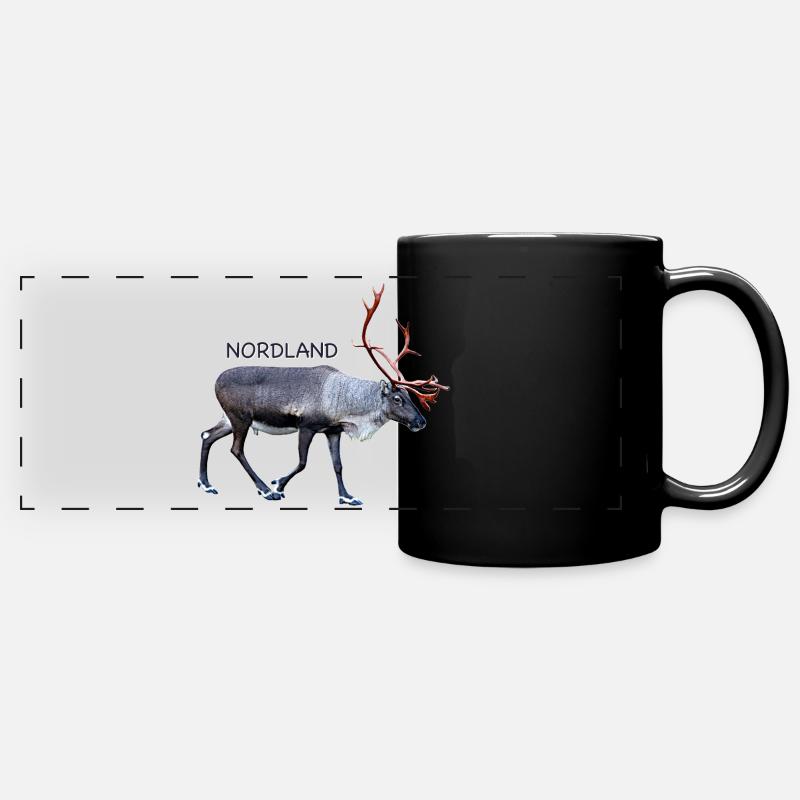 NORDLAND - Mug panoramique uni - noir
