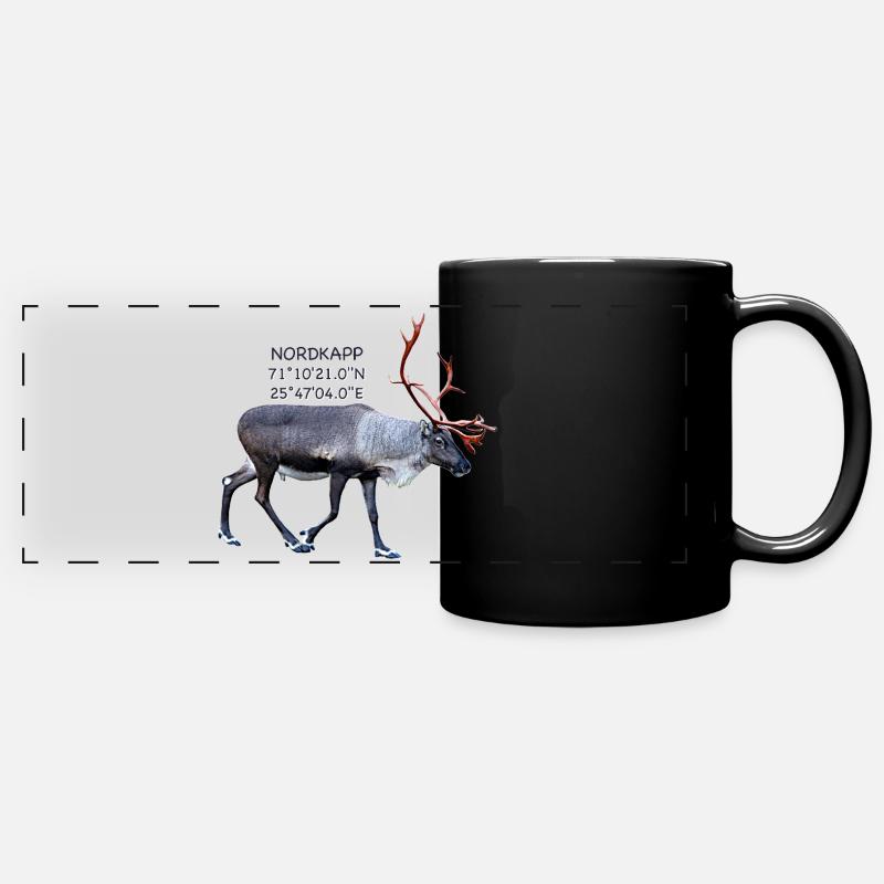 NORTH CAPE - Full Colour Panoramic Mug - black
