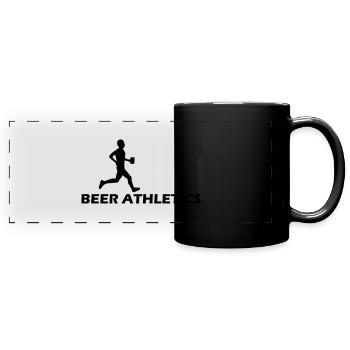 beer athletics - Mug panoramique uni - noir - Devant