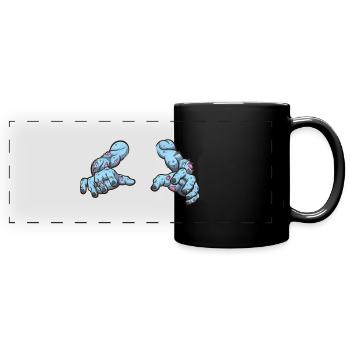 Zombie Arms - Full Colour Panoramic Mug - black - Front