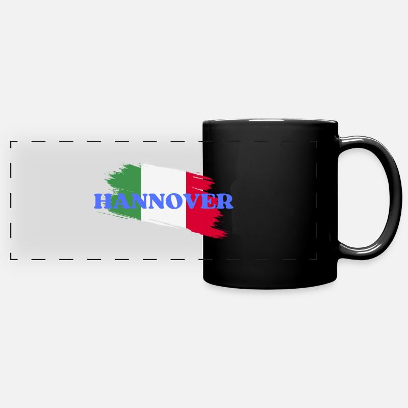 Hanovre - Mug panoramique uni - noir