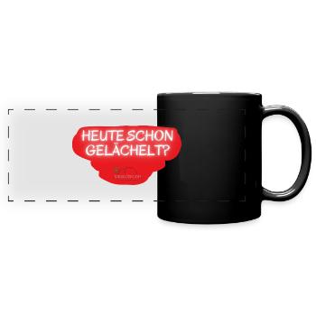 Have you smiled today? - Full Colour Panoramic Mug - black - Front