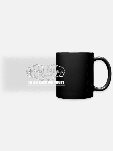 TrustScience - Panorama-Tasse farbig - Schwarz