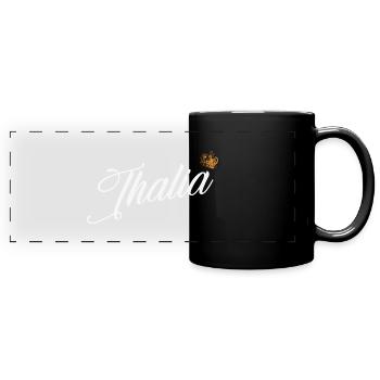 Thalia Custom Name for Women Kids Toddlers - - Full Colour Panoramic Mug - black - Front