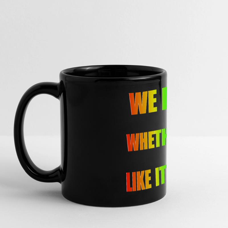 We Exist - Rainbow Gradient Full Colour Panoramic Mug