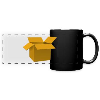 carton - Full Colour Panoramic Mug - black - Front