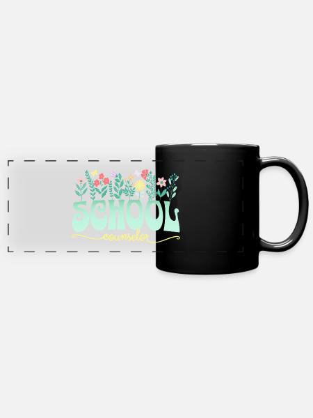 Schulbehörde Schulberater - Panorama-Tasse farbig - Schwarz