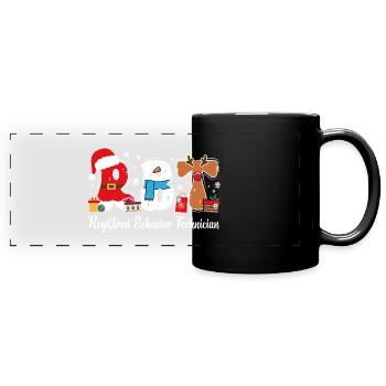 Noël Zertifizierter Verhaltenstechniker - Panorama-Tasse farbig - Schwarz - Vorne