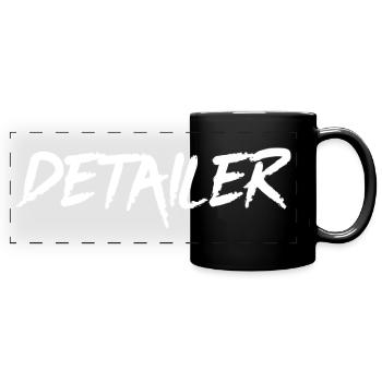 Car Detailer, Car Lover, Vehicle Detailer - Full Colour Panoramic Mug - black - Front