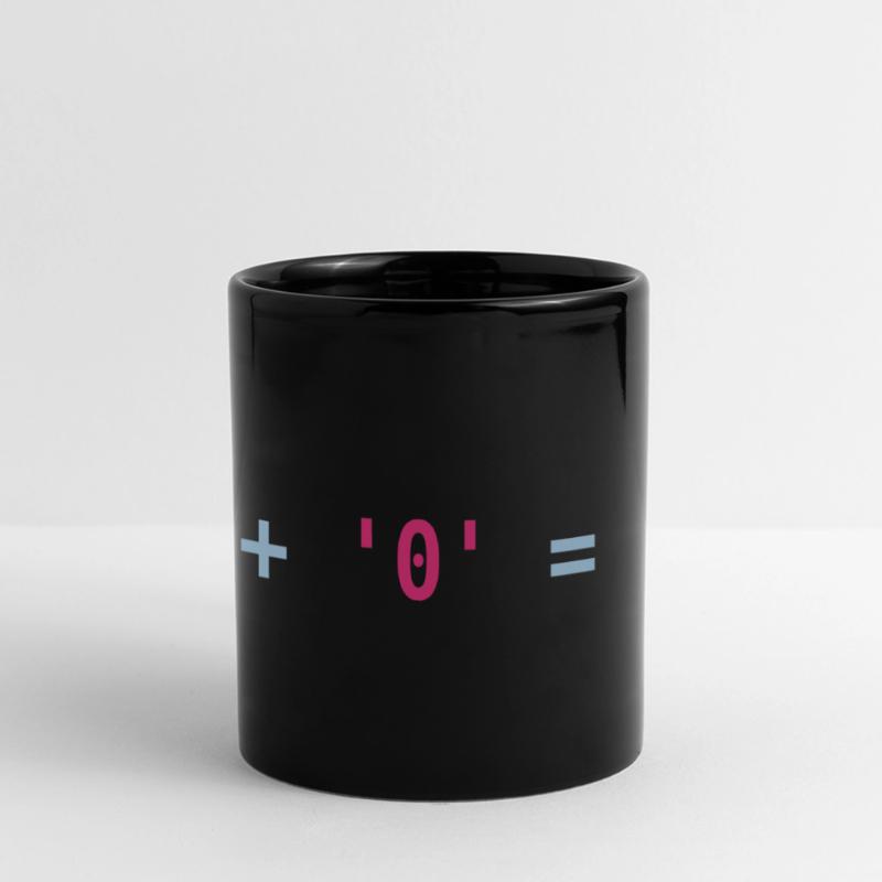 Python code | 1 plus 0 is 10 | programming strings Full Colour Panoramic Mug