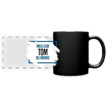 Tom - Mug panoramique uni - noir - Devant