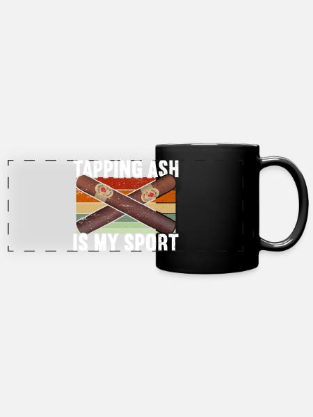 Zigarren Zigarren - Panorama-Tasse farbig - Schwarz