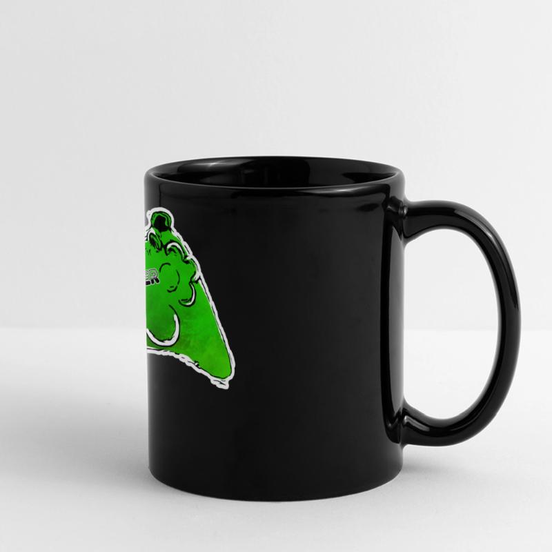 green comic controller with text GAME OVER Full Colour Panoramic Mug
