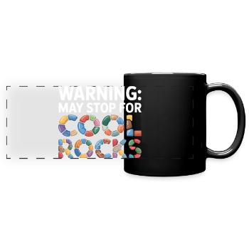 Collecte de roches Rockhound Rock Collector Géologie - Mug panoramique uni - noir - Devant