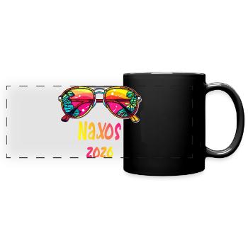 Naxos 2026 Tropical Sunglasses - Full Colour Panoramic Mug - black - Front