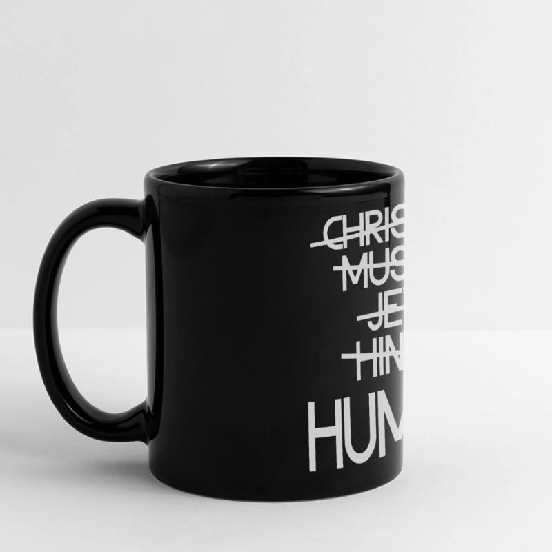 Human beings first - Human unity Full Colour Panoramic Mug