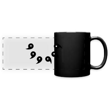 RIKUDOU SENIN - Mug panoramique uni - noir - Devant