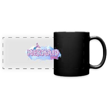 Ocean Sublimation - Full Colour Panoramic Mug - black - Front