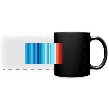 Climate - Panorama-Tasse farbig - Schwarz - Vorne