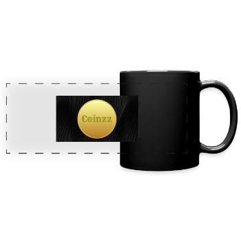 Conception de Coinzz - Mug panoramique uni - noir - Devant