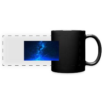 Universe - Panorama-Tasse farbig - Schwarz - Vorne