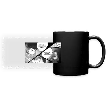 Type: Manga - Full Colour Panoramic Mug - black - Front