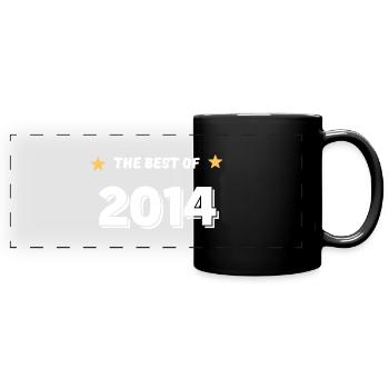 Best of 2014 - Mug panoramique uni - noir - Devant