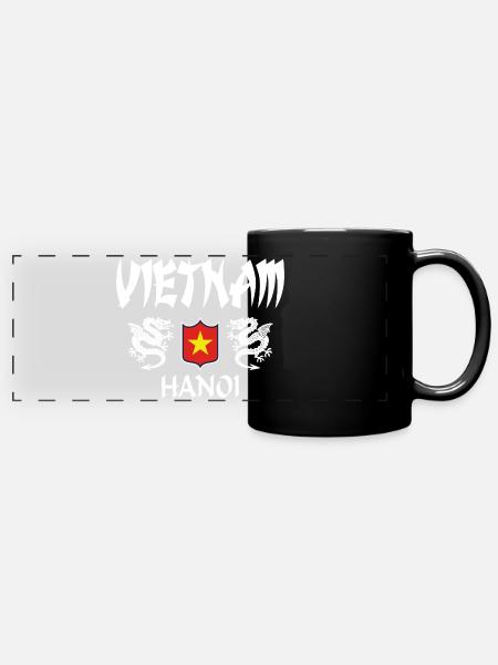 Vietnam - Mug panoramique uni - noir