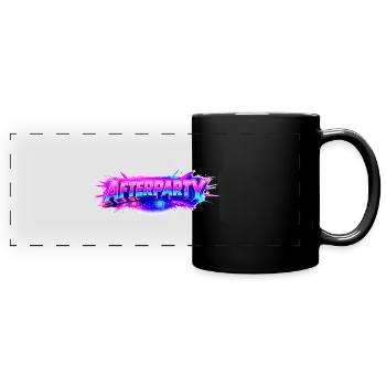 Afterparty Neon Pulse - Panorama-Tasse farbig - Schwarz - Vorne