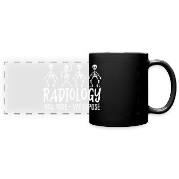 Radiologie | Radiologie | Radiographie - Mug panoramique uni - noir - Devant