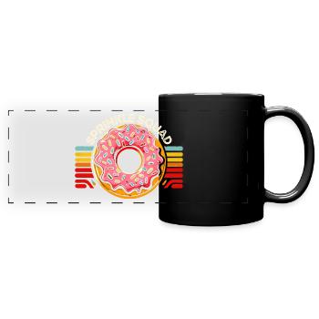 Sprinkle Squad - Lustiges Donut Geschenk - Panorama-Tasse farbig - Schwarz - Vorne