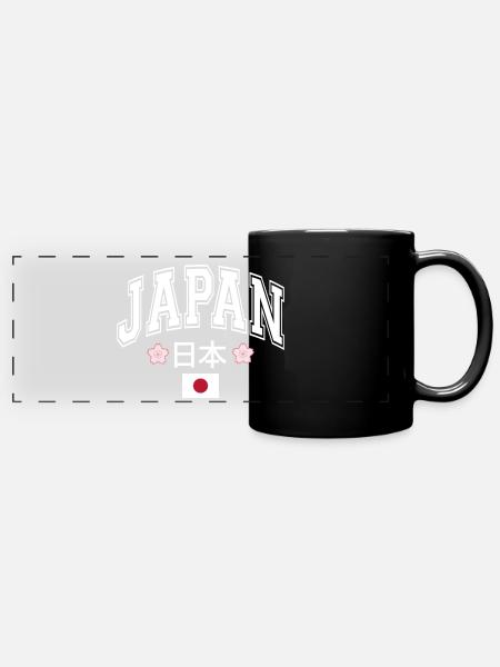 Japan - Full Colour Panoramic Mug - black