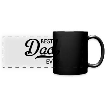 Dad - Full Colour Panoramic Mug - black - Front