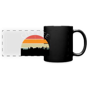 City Life - City Lovers T-Shirt - Full Colour Panoramic Mug - black - Front