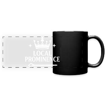 Local Prominence - Full Colour Panoramic Mug - black - Front