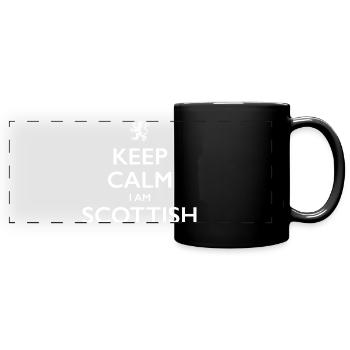 Scottish Scot, Scotland - Full Colour Panoramic Mug - black - Front