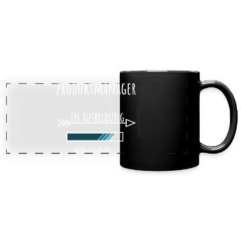 Chef de produit Études de gestion de produit Profession - Mug panoramique uni - noir - Devant