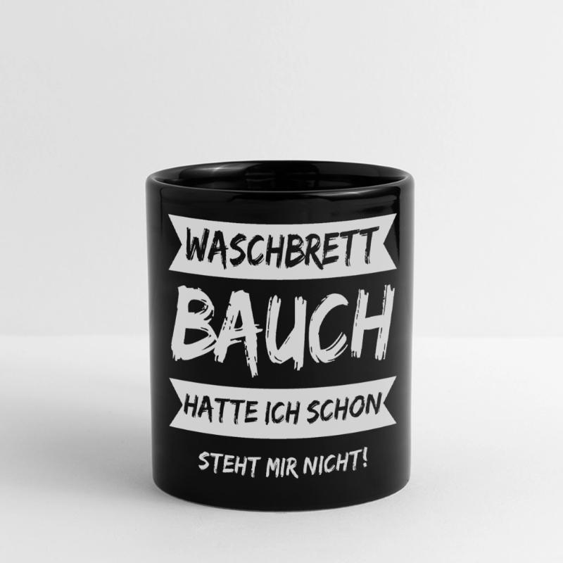 J’avais déjà des abdos en six-pack, ça ne me va pas ! Mug panoramique uni