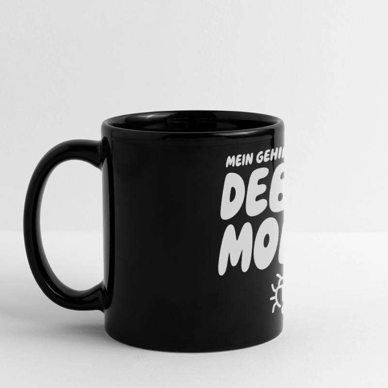 Brain in Debug Mode – Humor Graphics Full Colour Panoramic Mug